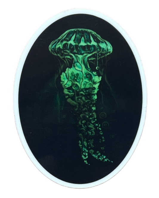 Jellyfish Lamp Sticker