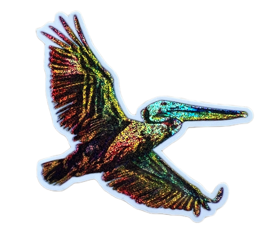 Sparkle Pelican Sticker